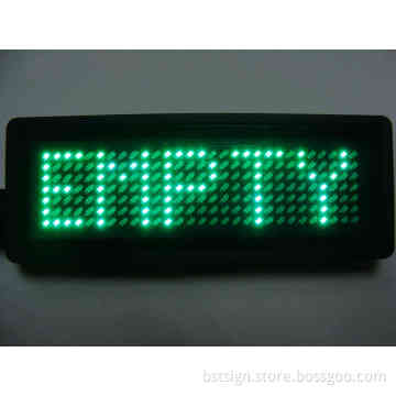 Green Color LED Name Badge (BST729APG)